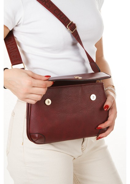 Kadın Deri Uzun Askılı El ve Omuz Çantası – Bordo – NEWPOLO364 fiyatları
