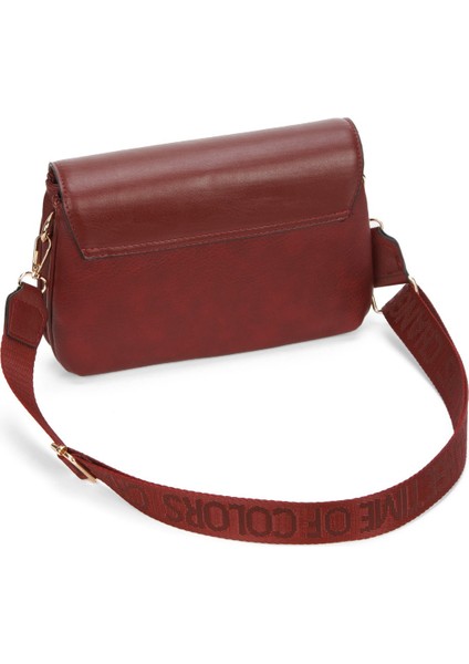Kadın Deri Uzun Askılı El ve Omuz Çantası – Bordo – NEWPOLO364 indirimleri