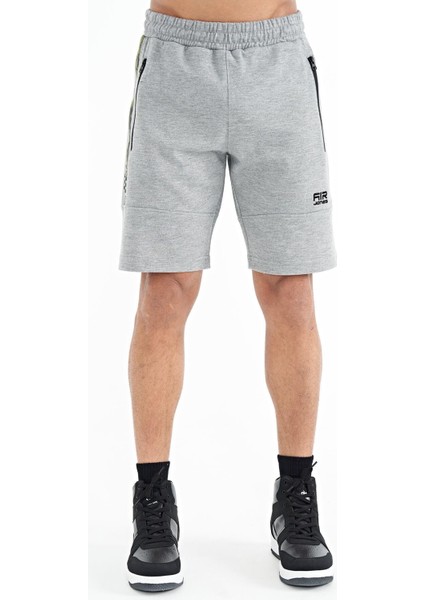 Alec Gri Melanj Standart Kalıp Erkek Şort - 81243