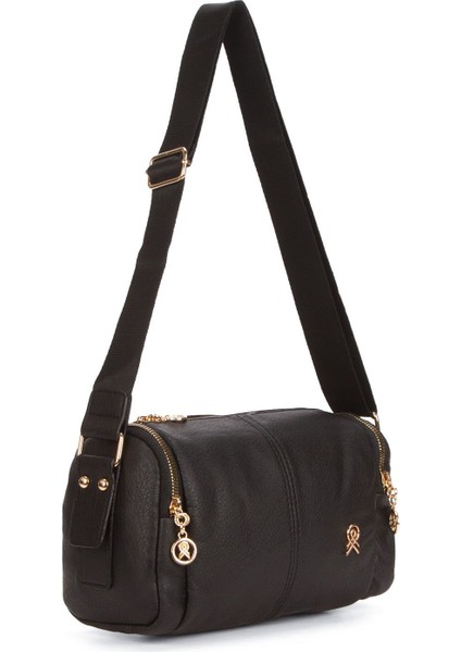 Kadın Deri Uzun Askılı El ve Omuz Çantası – Siyah – NEWPOLO369 fiyatları