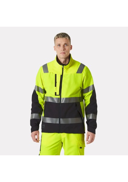 Alna 4X Hi Vis Teknik Ceket XL-269-Reflektörlü Turuncu (Hi-Vis Or