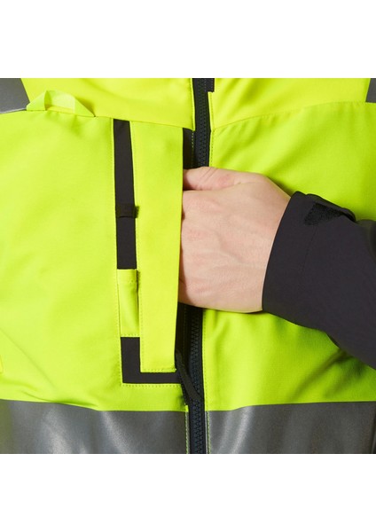 Alna 4X Hi Vis Teknik Ceket XL-269-Reflektörlü Turuncu (Hi-Vis Or indirimleri