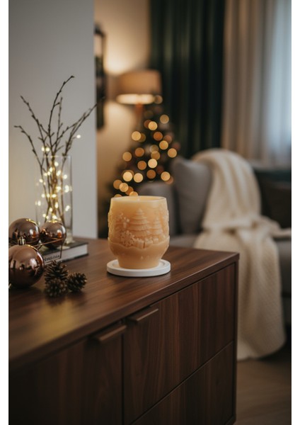 Dreamlight Kış Masalı Fener Mumu - Mum Oda Kokusu ve Gece Lambası modelleri