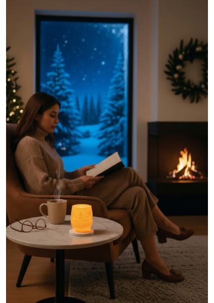 Dreamlight Kış Masalı Fener Mumu - Mum Oda Kokusu ve Gece Lambası fırsatları