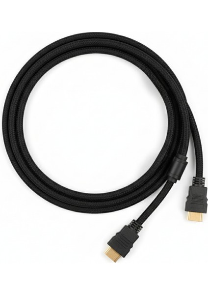 3 Metre Ultra Hd 4K 3D Hasır Örgülü Parazit Filtreli (Ferrit Çekirdek) HDMI Kablo fiyatları