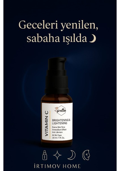 Vitamin C Serum – Aydınlatıcı & Leke Karşıtı Serum