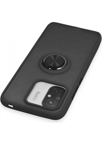 Ieg Xiaomi Redmi 12C Kılıf Montreal Yüzüklü Silikon Kapak - Siyah fırsatları