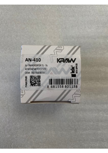 Volkswagen Transporter T5 Sol Ön Cam Düğmesi 7E0959855A modelleri