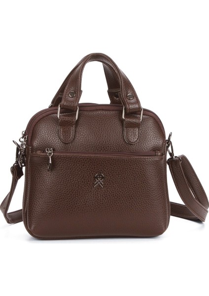 Kadın Deri Uzun Askılı El ve Omuz Çantası – Kahverengi – NEWPOLO368 fiyatları