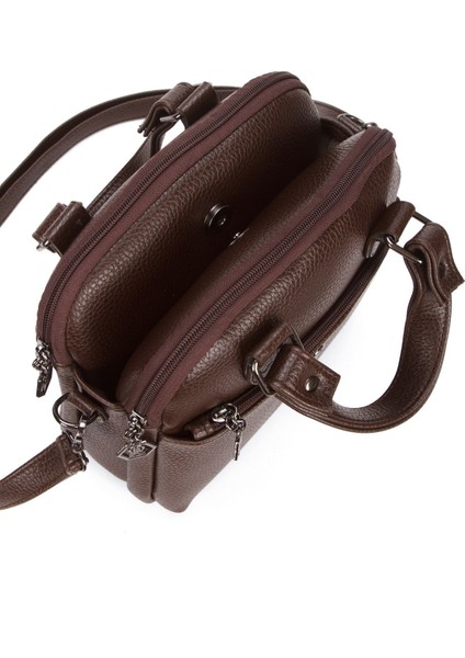 Kadın Deri Uzun Askılı El ve Omuz Çantası – Kahverengi – NEWPOLO368 modelleri