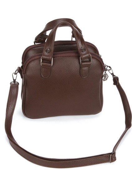 Kadın Deri Uzun Askılı El ve Omuz Çantası – Kahverengi – NEWPOLO368 fırsatları