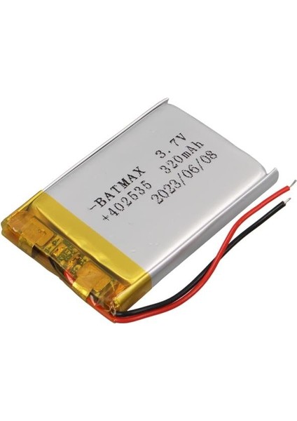 402535 3.7V 320MAH Lityum Polimer (Li-Po) Batarya Ciklet Pil fiyatları