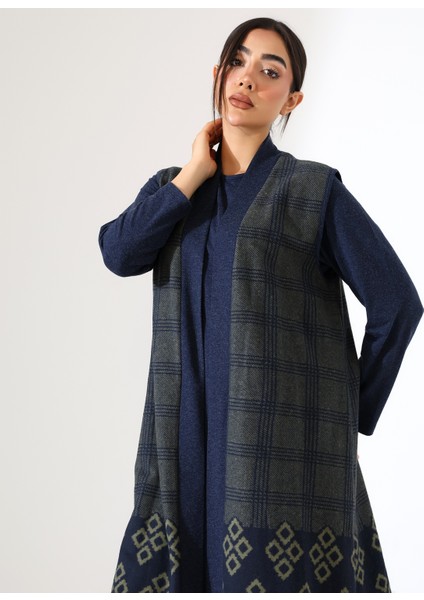 Pamuk Örme Yelek Üç Parça Takım