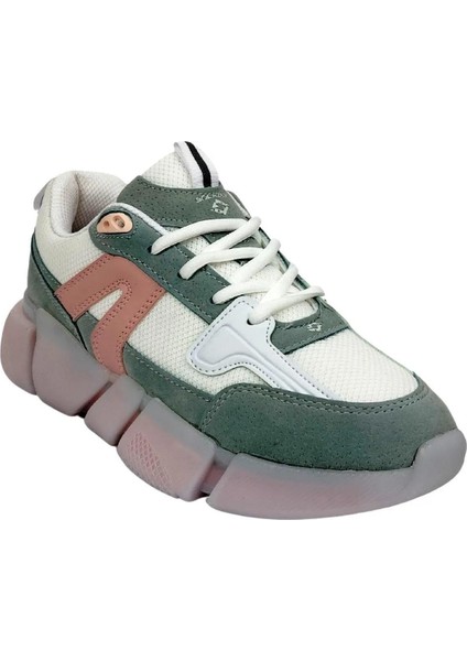 Kadın Ortopedik Tabanlı File Detaylı Sneaker Spor Ayakkabı indirimleri