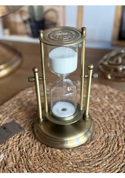 London Eskitme Gold Kum Saati -18X11CM