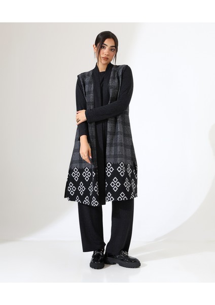 Pamuk Örme Yelek Üç Parça Takım modelleri