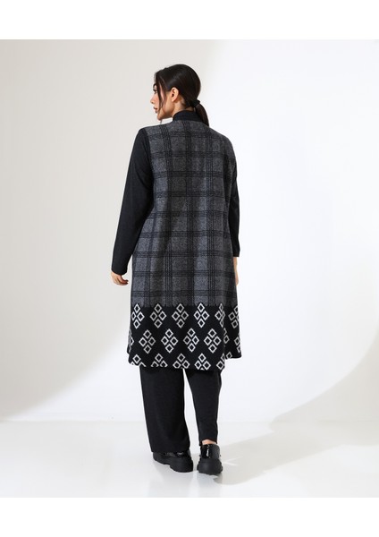 Pamuk Örme Yelek Üç Parça Takım