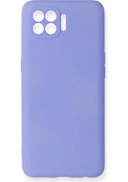 Oppo Reno 4 Lite Kılıf First Silikon - Lila