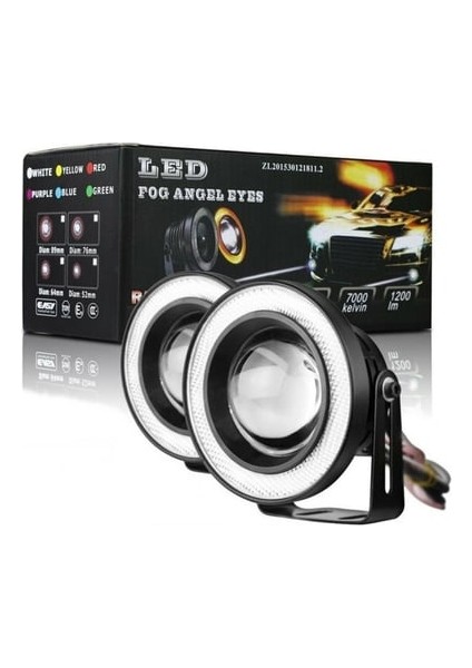 Angel Sis Farı Mercekli 76MM 2'li