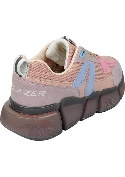 Kadın Ortopedik Tabanlı File Detaylı Sneaker Spor Ayakkabı modelleri