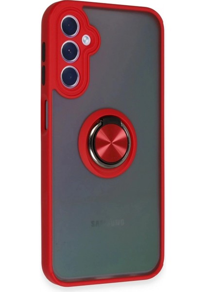 Ieg Samsung Galaxy A24 4g Kılıf Montreal Yüzüklü Silikon Kapak - Kırmızı fiyatları