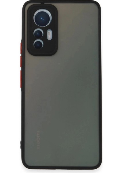 Xiaomi Mi 12 Lite Kılıf Montreal Silikon Kapak - Siyah
