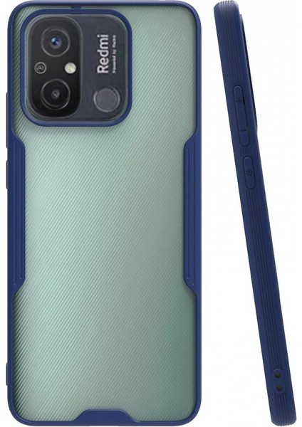 Ieg Xiaomi Redmi 12C Kılıf Platin Silikon - Lacivert