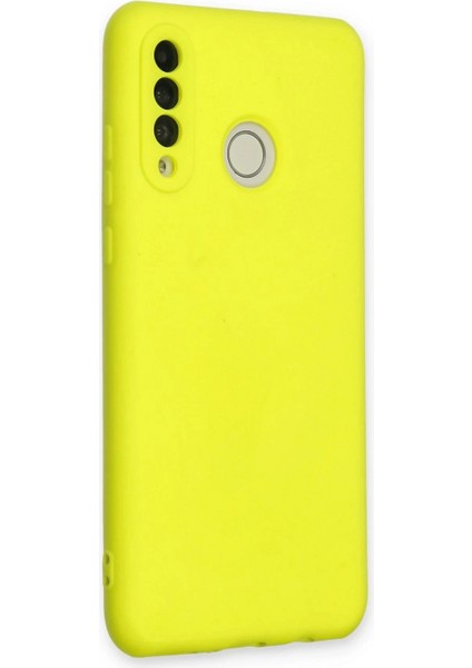 Huawei P30 Lite Kılıf Nano Içi Kadife Silikon - Sarı fiyatları