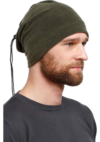 Kışlık Spor Unisex Haki Polar Boyunluk Haki Polar Bere fırsatları