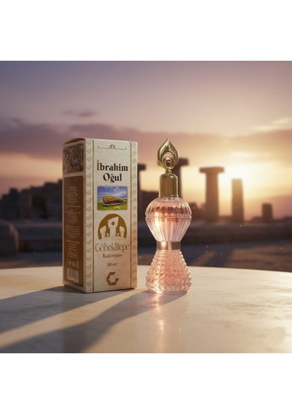 Göbeklitepe Kolonyası 200 Ml Kristal Şişe - Özel Göbeklitepe Ferahlığı