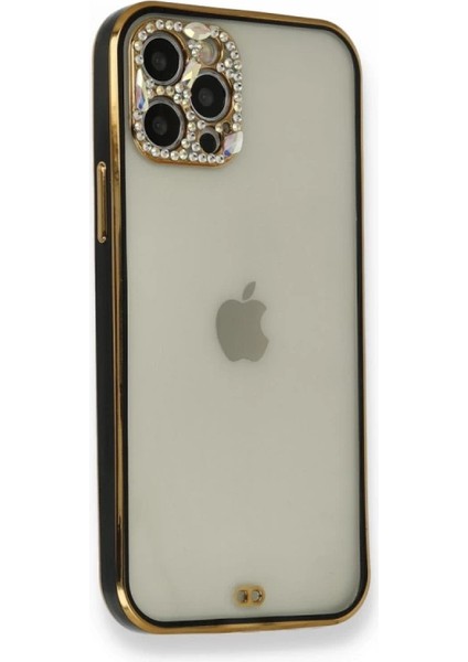 Iphone 12 Pro Kılıf Liva Taşlı Silikon - Siyah fiyatları