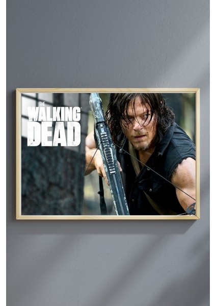 The Walking Dead Çerçeveli Metal Poster Tablo fiyatları