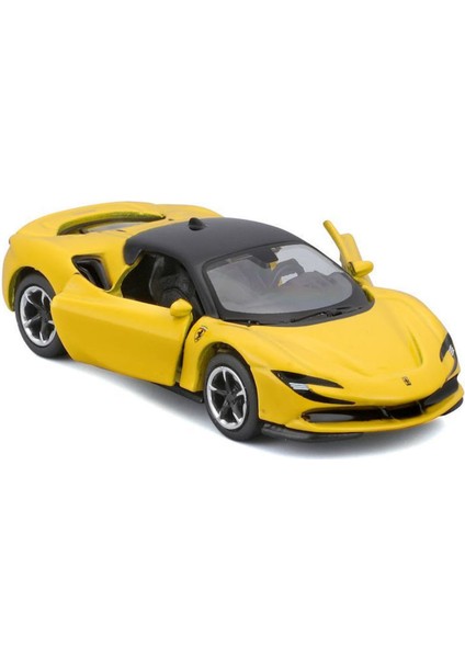 1:64 Ferrari SF90 Stradale Speed Icons Sarı – Metal Gövdeli Koleksiyon Arabası fiyatları