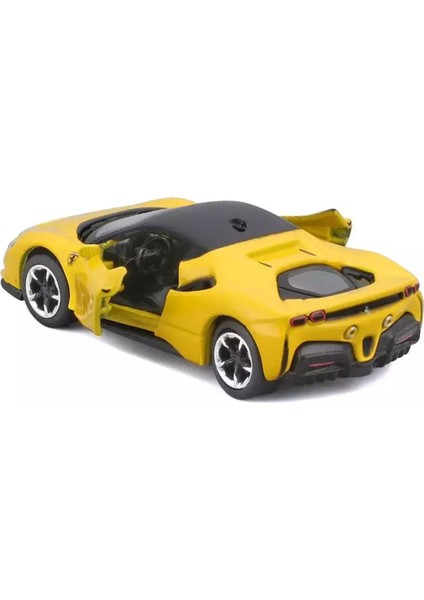 1:64 Ferrari SF90 Stradale Speed Icons Sarı – Metal Gövdeli Koleksiyon Arabası fırsatları