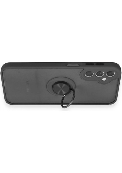 Ieg Samsung Galaxy A24 4g Kılıf Montreal Yüzüklü Silikon Kapak - Siyah modelleri