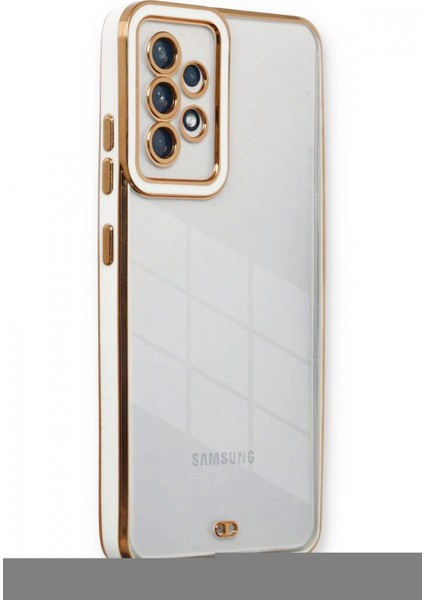 Samsung Galaxy A23 4g Kılıf Liva Lens Silikon - Beyaz