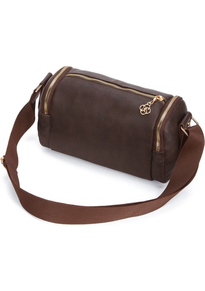 Kadın Deri Uzun Askılı El ve Omuz Çantası – Kahverengi – NEWPOLO369 fırsatları