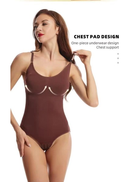 Kimi Bodysuit Korse - Kahverengi