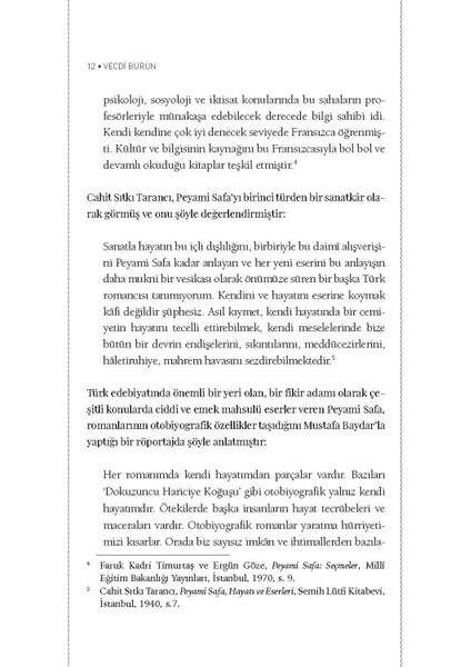 Peyami Safa ile 25 Yıl - Vecdi Bürün - Haz. Tahsin Yıldırım