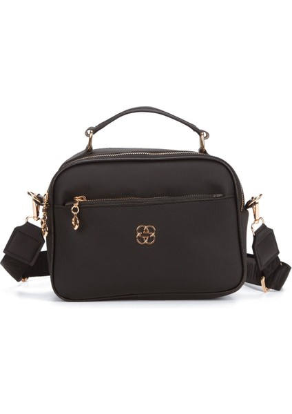 Kadın Kumaş Uzun Askılı El ve Omuz Çantası – Siyah – NEWPOLO376 fırsatları