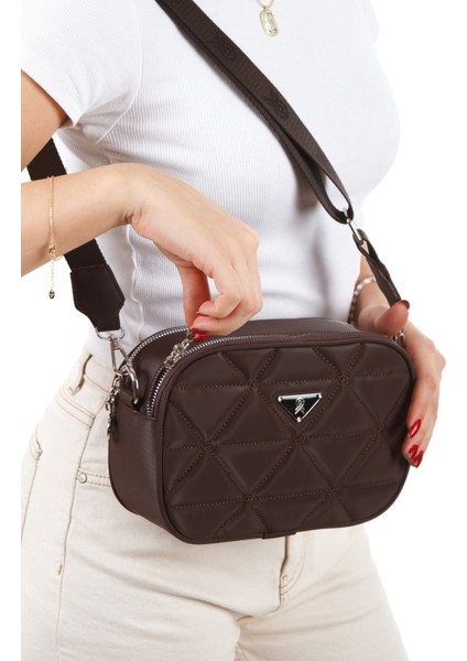 Kadın Kapitone Kumaş Uzun Askılı El ve Omuz Çantası – Bordo – NEWPOLO375 modelleri