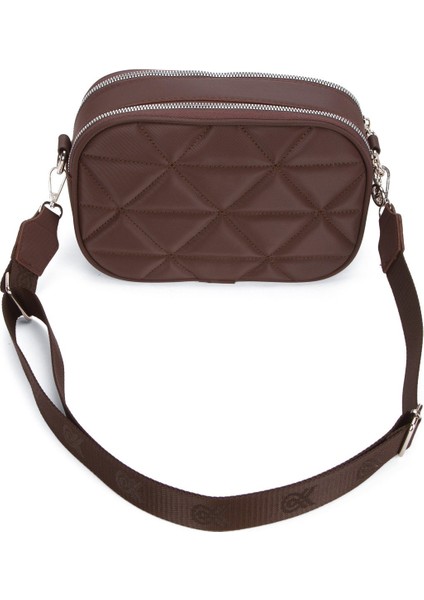 Kadın Kapitone Kumaş Uzun Askılı El ve Omuz Çantası – Bordo – NEWPOLO375 fırsatları