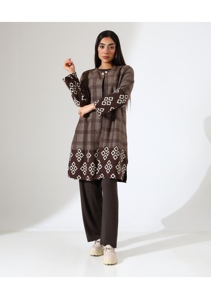 Pamuk Örme Ceketli Üç Parça Takım fırsatları