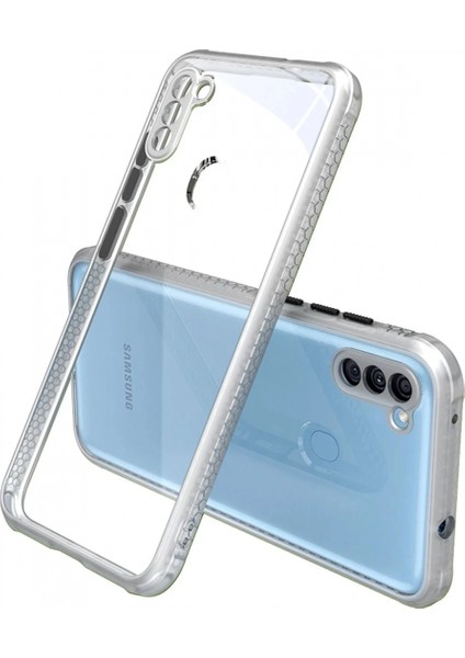 Ieg Samsung Galaxy A11 Kılıf Miami Şeffaf Silikon - Şeffaf