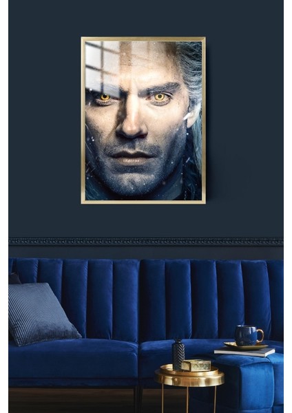 The Witcher Çerçeveli Metal Poster Tablo