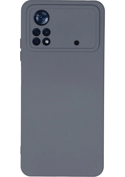 Ieg Xiaomi Poco X4 Pro 5g Kılıf Nano Içi Kadife Silikon - Gri