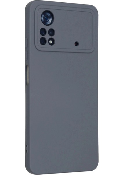 Ieg Xiaomi Poco X4 Pro 5g Kılıf Nano Içi Kadife Silikon - Gri modelleri