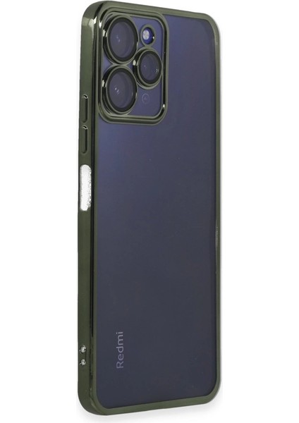 Xiaomi Redmi 12 Kılıf Razer Lensli Silikon - Yeşil fiyatları