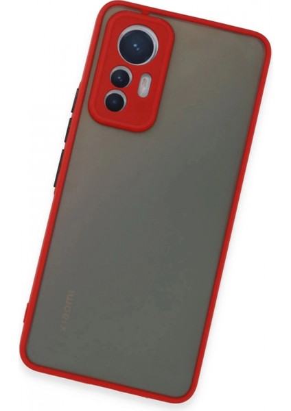 Xiaomi Mi 12 Lite Kılıf Montreal Silikon Kapak - Kırmızı modelleri