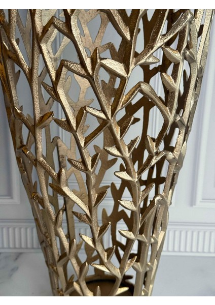 Arbol Eskitme Gold Delikli Vazo-72 cm modelleri